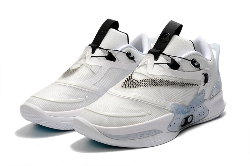 2020 Men Nike Adapt BB 2.0 White Black Shoes